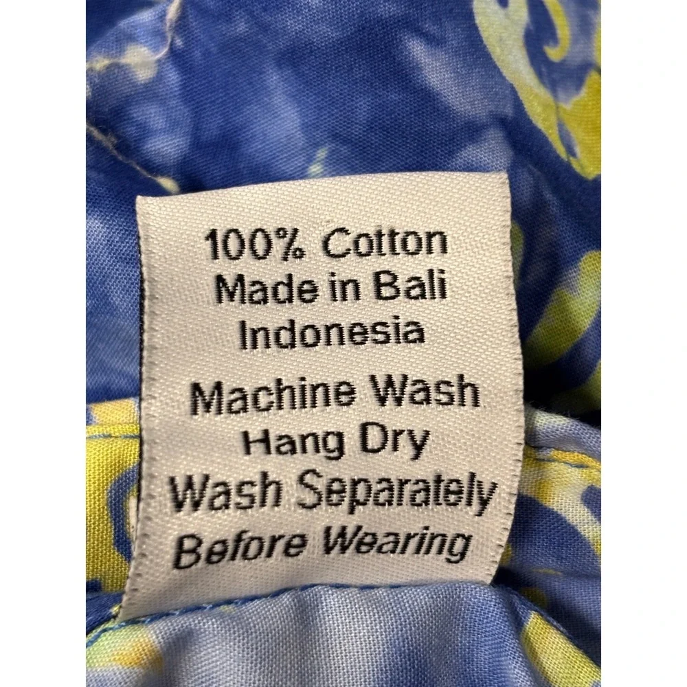 Tybee Island Clothing Company Hawaiian Camp Shirt Men's XL 100% Cotton